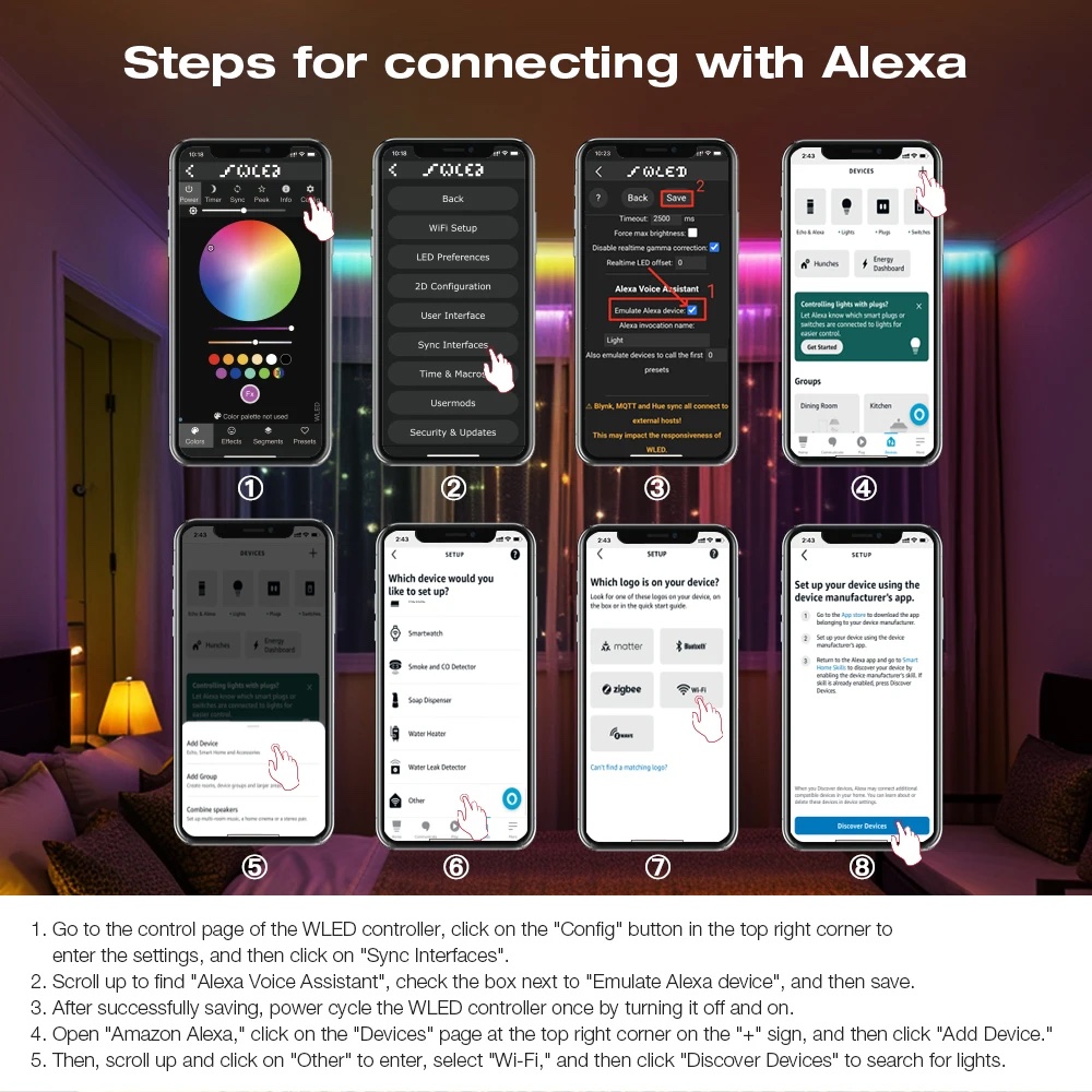 Wled alexa